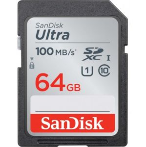 SanDisk Ultra SDXC 64GB 100 MB/s UHS-I Class 10 SDSDUNR-064G-GN6IN