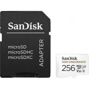 SanDisk High Endurance microSDXC 256GB V30 + Adapter SDSQQNR-256G-GN6IA