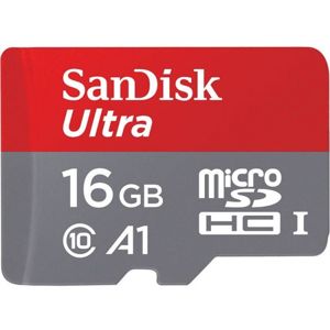 SanDisk Ultra microSDHC 16GB Android UHS-I + SD adaptér [SDSQUAR-016G-GN6MA]