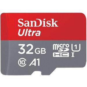 SanDisk Ultra microSDHC 32GB Android UHS-I U1 + SD adaptér [SDSQUAR-032G-GN6MA]