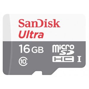SanDisk Ultra microSDHC 16GB Android UHS-I [SDSQUNS-016G-GN3MN]