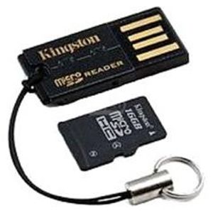 Kingston microSDHC 16GB Mobility Kit G2 class 10 + SD adaptér + čtečka [MBLY10G2/16GB]
