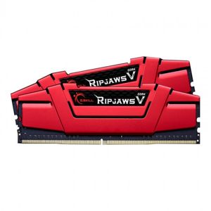 G.SKILL RipjawsV 16GB Red [2x8GB 3200MHz DDR4 CL14 1.35V DIMM] F4-3200C14D-16GVR