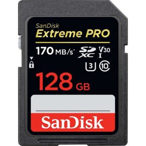 SanDisk SDXC 128GB Extreme Pro 170/90 MB/s V30 UHS-I U3 SDSDXXY-128G-GN4IN