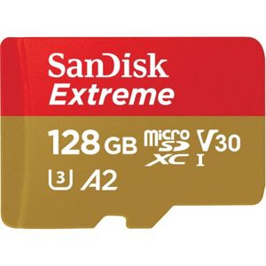 SanDisk Extreme microSDXC 128GB UHS-I U3 V30 A2 [SDSQXA1-128G-GN6MA]