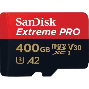 SanDisk Extreme Pro microSDXC 400GB UHS-I U3 V30 A2 [SDSQXCZ-400G-GN6MA]