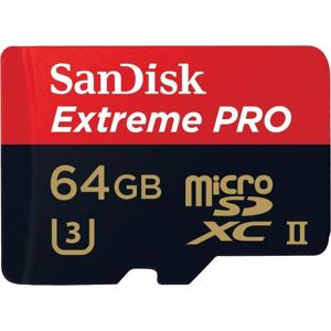 SanDisk Extreme Pro microSDXC 64GB UHS-II U3 + USB čtečka [SDSQXPJ-064G-GN6M3]