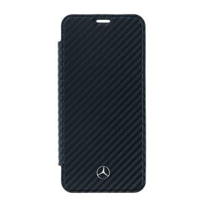 Mercedes Book Case pro Samsung Galaxy S9 Plus černé [MEFLBKS9LCFBK]