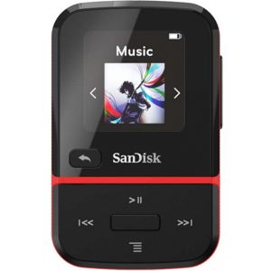 SanDisk Sansa Clip Sport Go 16GB červený SDMX30-016G-G46R