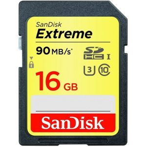 SanDisk Extreme SDHC 16GB 90MB/s