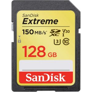 SanDisk Extreme SDXC 128GB Extreme UHS-I U3 V30 150/70 MB/s SDSDXV5-128G-GNCIN