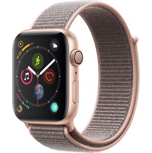 Apple Watch Series 4, 44mm Gold Aluminium Case with Pink Sand Sport Loop MTVX2WB/A
