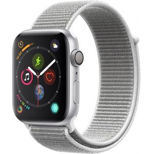 Apple Watch Series 4, 44mm Silver Aluminium Case with Seashell Sport Loop MTVT2WB/A