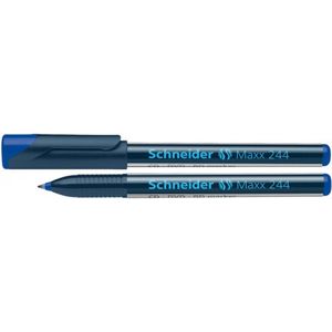 Schneider Maxx 244, 0,7mm, Marker pro płyt CD/DVD, modrý 10 ks
