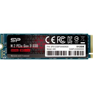 Silicon Power P34A80 M.2 NVMe PCIe 512GB SP512GBP34A80M28