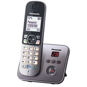 Telefon Panasonic KX-TG6821PDM stříbrný