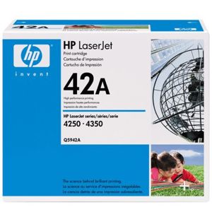 HP toner Q5942A 10 tis. LJ 4250/4350 černý - originální