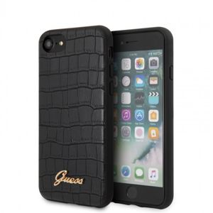 Guess Croco Case iPhone SE 2020/7/8 černý