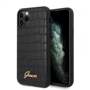 Guess Croco Case iPhone 11 Pro Max černý