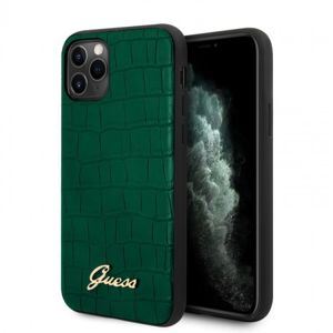 Guess Croco Case iPhone 11 Pro Max zelený