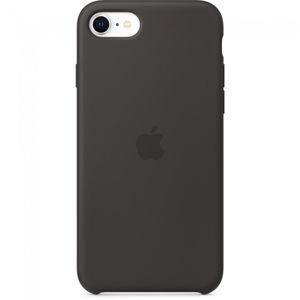 Apple iPhone SE Silicone Case czarne