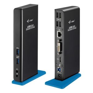 i-tec USB 3.0 duální dokovací stanice + USB nabíjecí port [U3HDMIDVIDOCK]