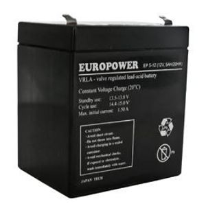 Sada dvou baterií Europower 12V/5Ah (2xEP12V5Ah)