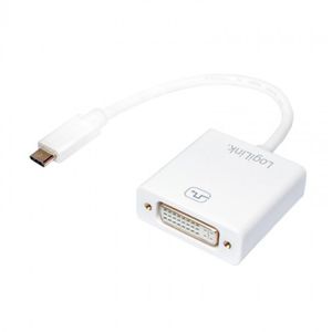 LogiLink adaptér USB-C 3.1 - DVI, bílý UA0245A