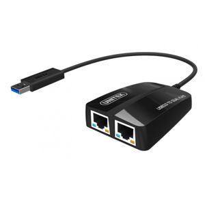 Unitek adaptér USB 3.0 - 2x Gigabit Ethernet [Y-3463]
