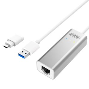 Unitek adaptér USB Type-C - Gigabit Ethernet [Y-3464]
