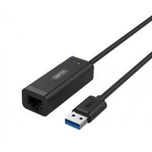 Unitek adaptér USB 3.0 - Gigabit Ethernet 0.15m černý [Y-3470]