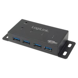 LogiLink UA0149 USB 3.0 hub 4-port, aktivní, kovové tělo