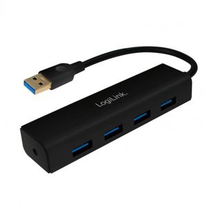 LogiLink Hub USB 3.0 4-portový černý UA0295