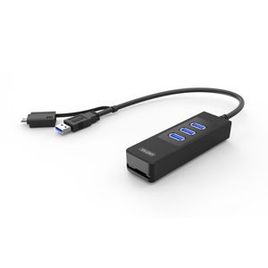Unitek Hub 3x USB 3.0 + čtečka karet SD [Y-3048]
