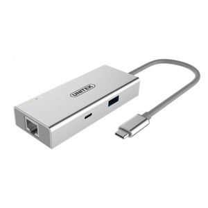 Unitek Multi-port Hub HDMI + Gigabit Ethernet + USB3.0 + USB Type-C [Y-9117]