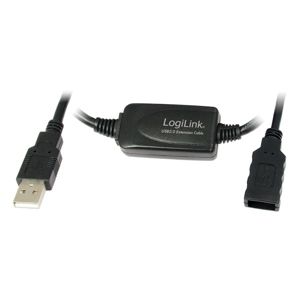 LogiLink prodlužovací kabel USB 2.0 10m, černý UA0143