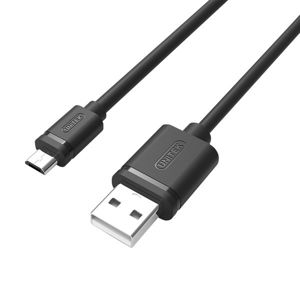 Unitek kabel USB 2.0 - micro USB M/M 2.0m černý [Y-C455GBK]