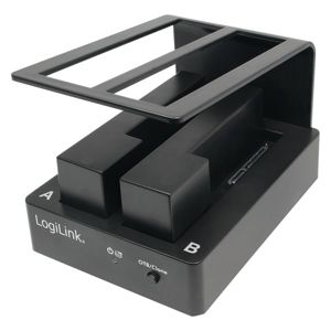 Dokovací stanice Logilink USB + eSATA na disky SATA 2,5'' 3,5'' DUAL HDD