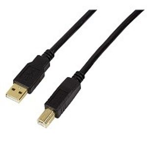 LogiLink kabel USB 2.0 typu A-B 15m, Active Repeater, černý UA0265