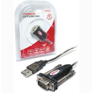 Unitek adaptér USB - Serial + adaptér DB9F/DB25M [Y-105A]