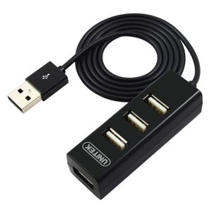 Unitek Hub 4x USB 2.0 černý [Y-2140]