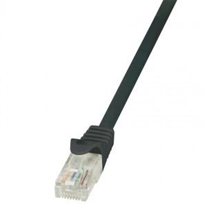 LogiLink Patch kabel U/UTP kat.6 0.5m černý CP2023U